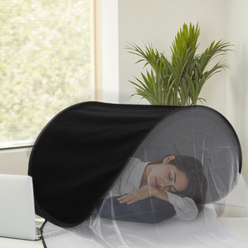 Tête Mosquito Net Blackout Sleep Eye Shade Tente Portable Anti Mosquito Light Blocking Head