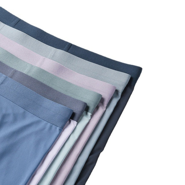 Sous-vêtements masculins modaux Sans couture Boxers respirants ultra-mince Boxers jeunes