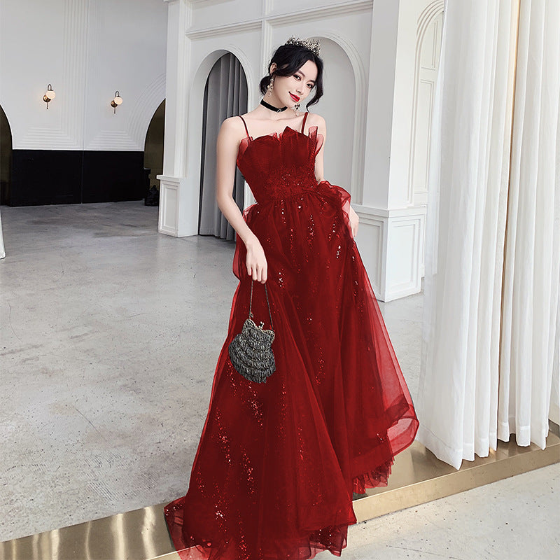 Robe de soirée noire Minorité tempéramentale Haut de gamme