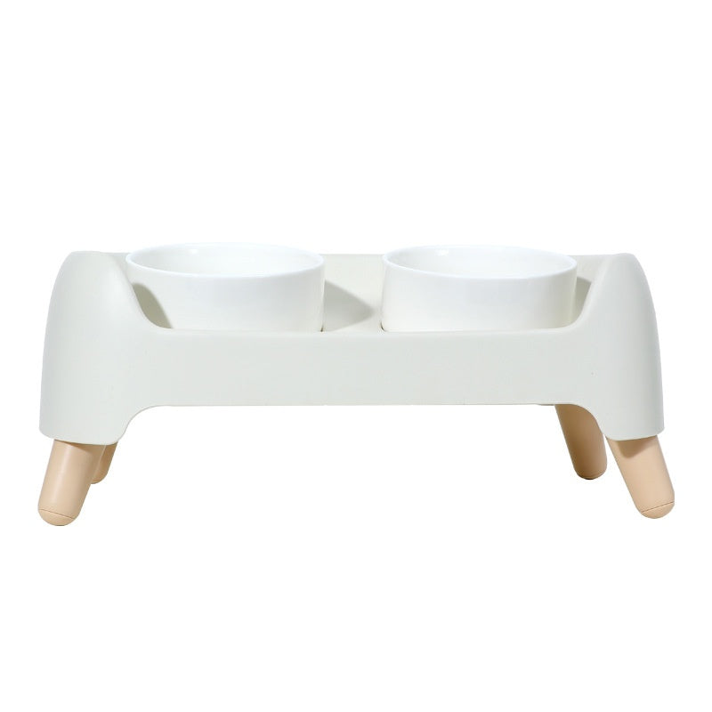 Ceramic Cat Bowl Pet Boire et nourrir Double Bowl