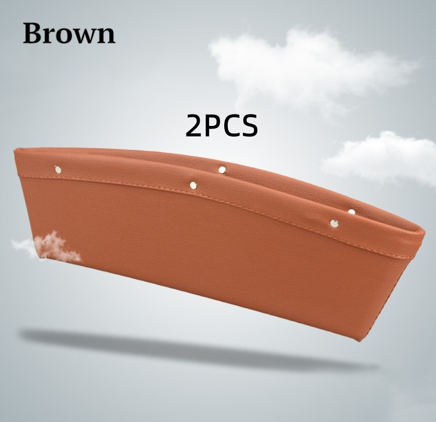 Car Organizer Box Caddy Catcher PU Leather Seat Gap Sac de rangement