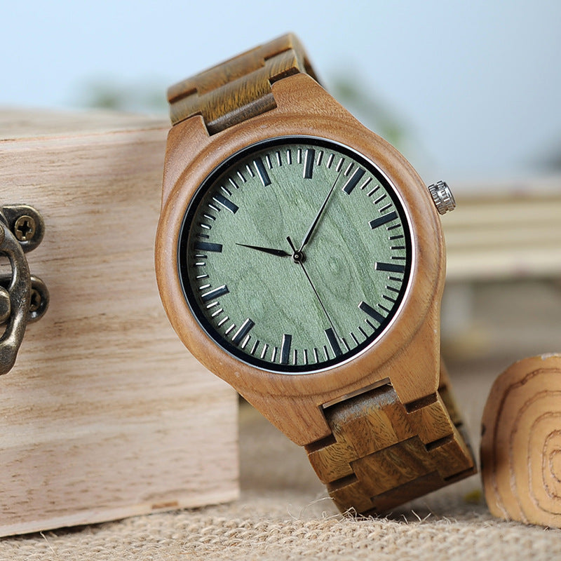 BOBO BIRD G19 Classic Montre Quartz en bois analogique