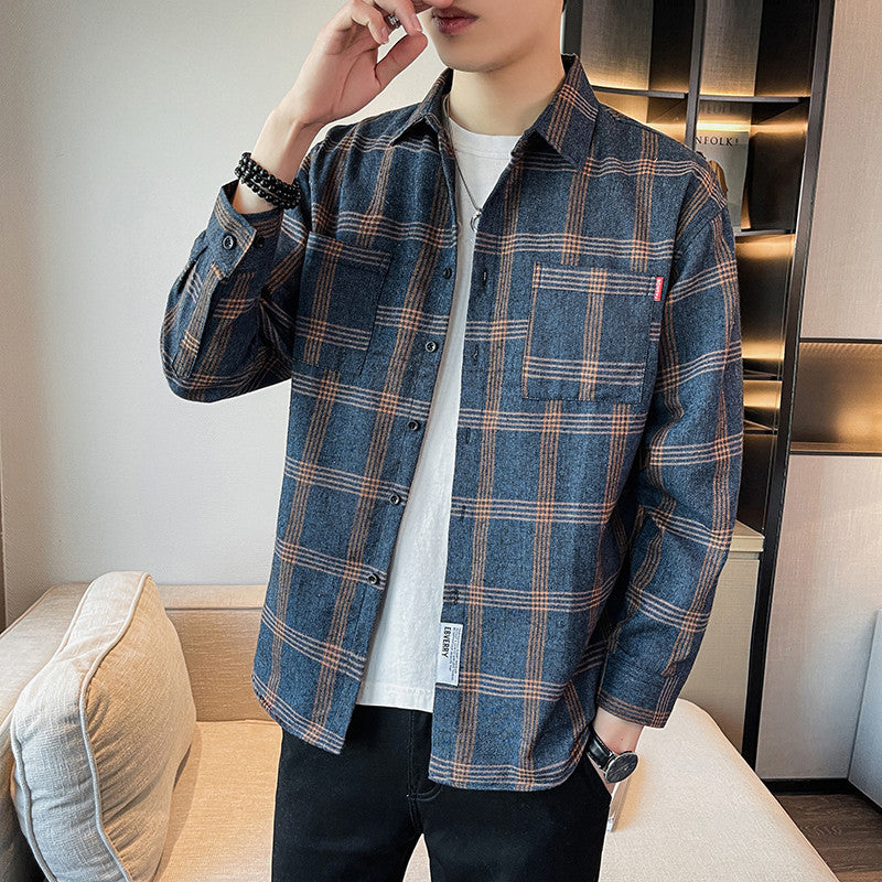 Chemise à manches longues pour hommes