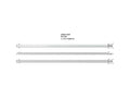 S925 Argent Sterling 5x3mm Baguette Coupe Moissanite Bracelet de tennis D Couleur VVS1 16-18-20cm