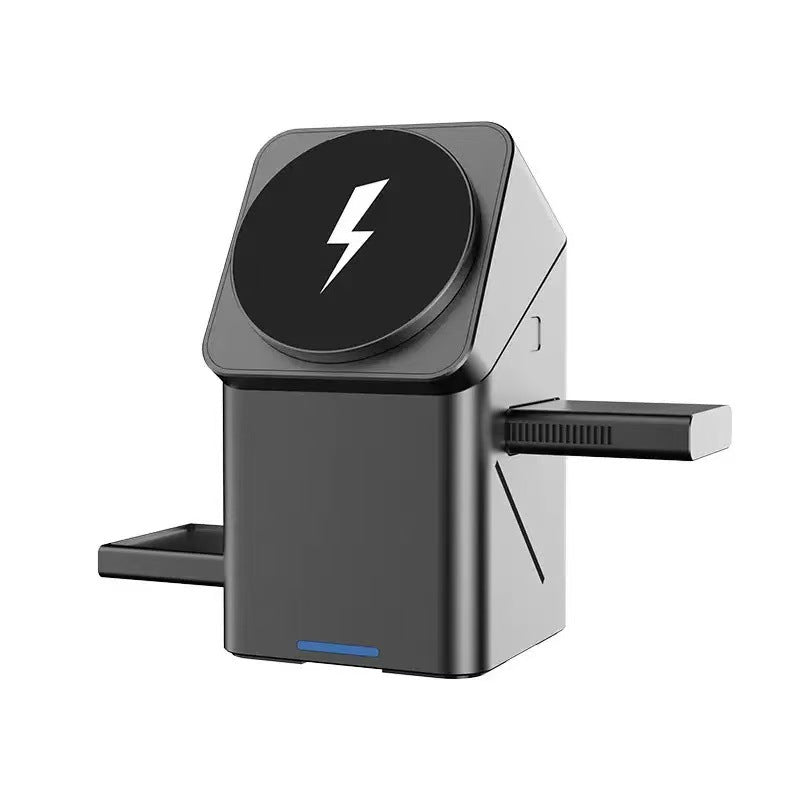 Three-in-one magnetic fast wireless charger