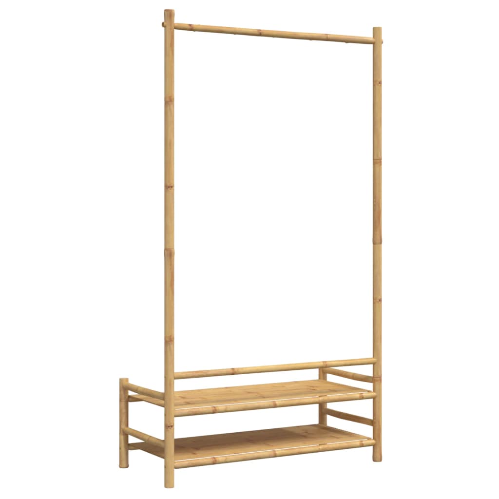 Sac de vêtements avec étagères 103x40x183 cm Bamboo