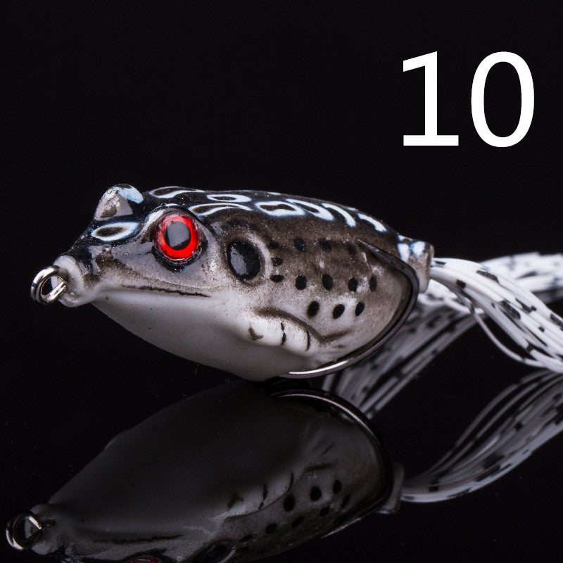 Bionic Thunder grenouille oeuf grenouille noir costume haute carbone acier crochet double