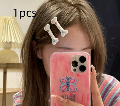 Imprimé par os XINGX Word Clip Side Bangs Canards Clip Femelle