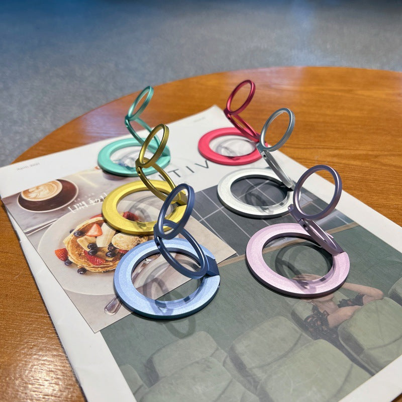 Porte-téléphone magnétique triple double anneau