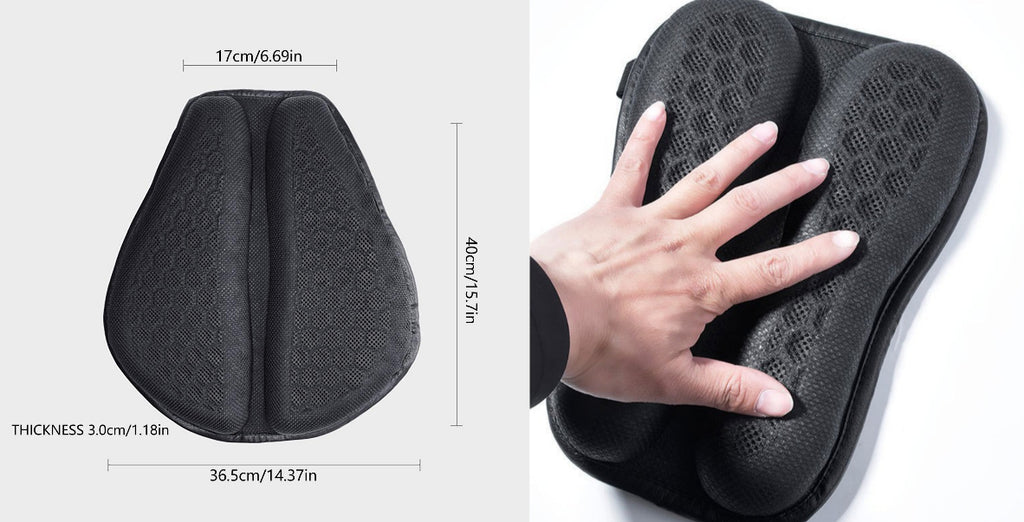 Coussin de siège de moto en élastomère thermoplastique à pectine conductrice électrique