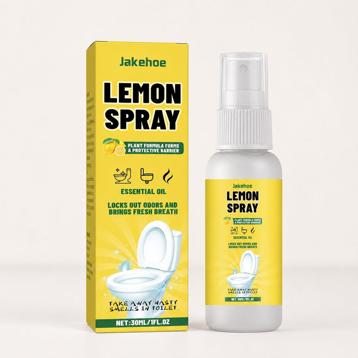 Vaporisateur de toilette au citron JAKEHOE