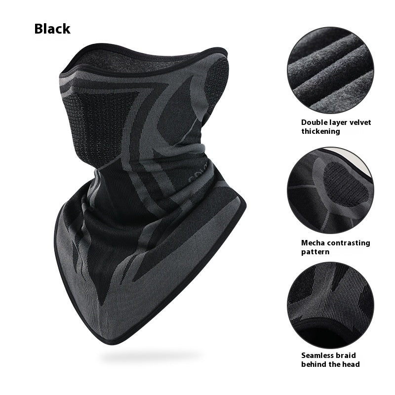 Masque de ski Oreille suspendu soins visage écharpe coupe-vent tête thermique