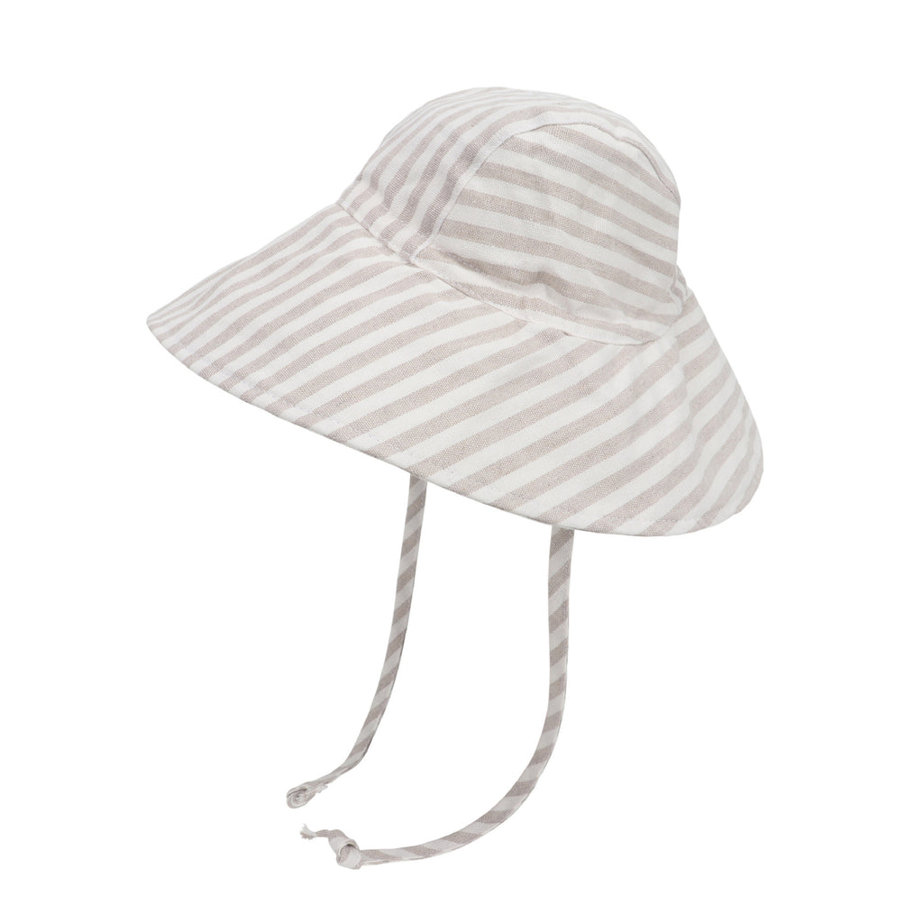 Chapeau de seau de protection solaire respirant en coton de plein air et en lin
