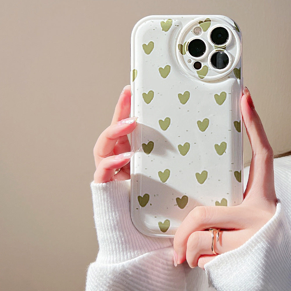 Simple Love paquet complet téléphone mobile anti-retour Silicone Shell