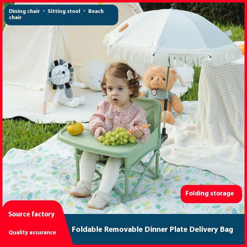 Baby Picnic Chaise Outdoor Beach Camping Tabouret Portable Polding Photographie Apprentissage Seasid