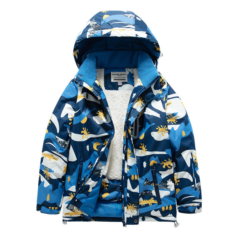 Enfants Outdoor Ski costume épais imperméable Et coupe-vent