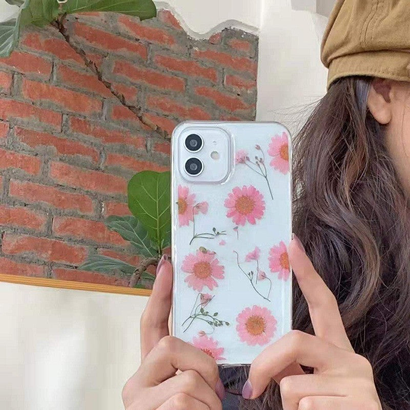 Epoxy Daisy Immortal Flower IPhone13Pro Cas de téléphone portable approprié