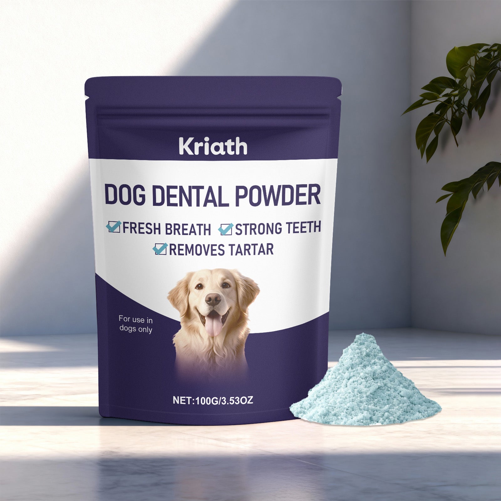 Poudre de dents pour chiens