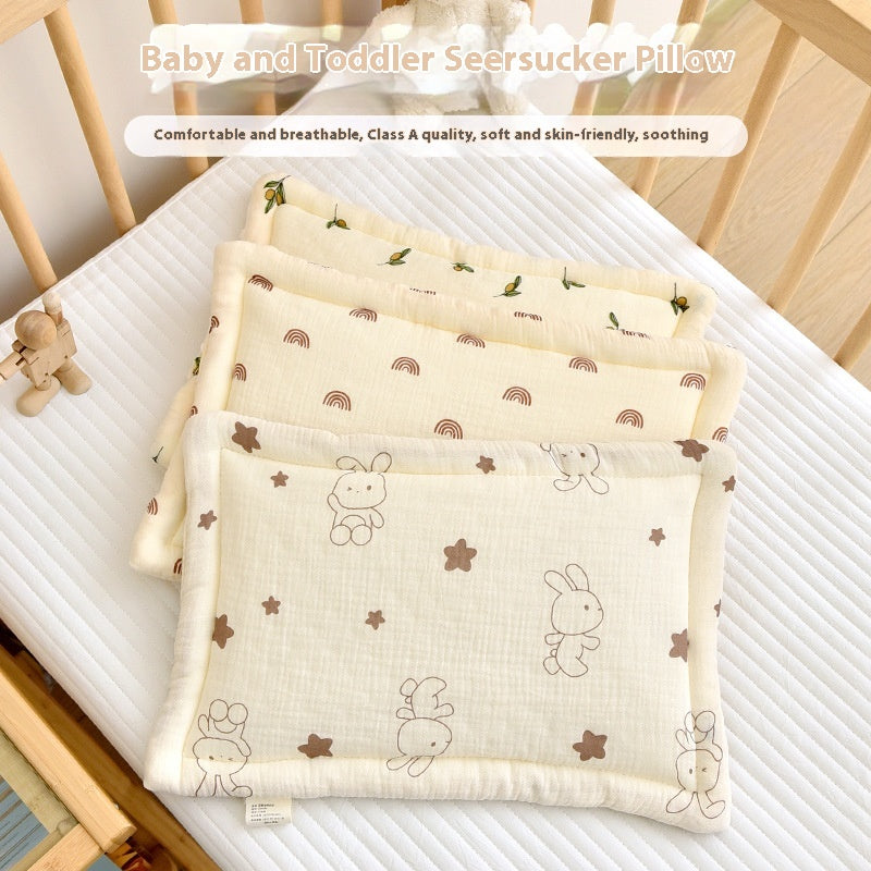 Oreiller pour nouveau-né en coton Gauze Bonnet