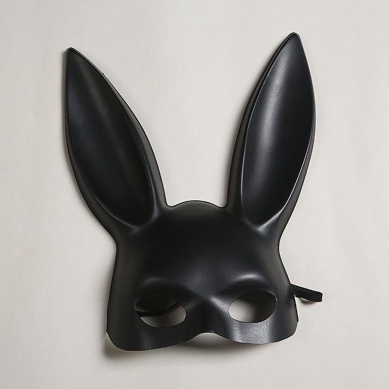Décoration de fête Masque en peluche fille de lapin d'Halloween