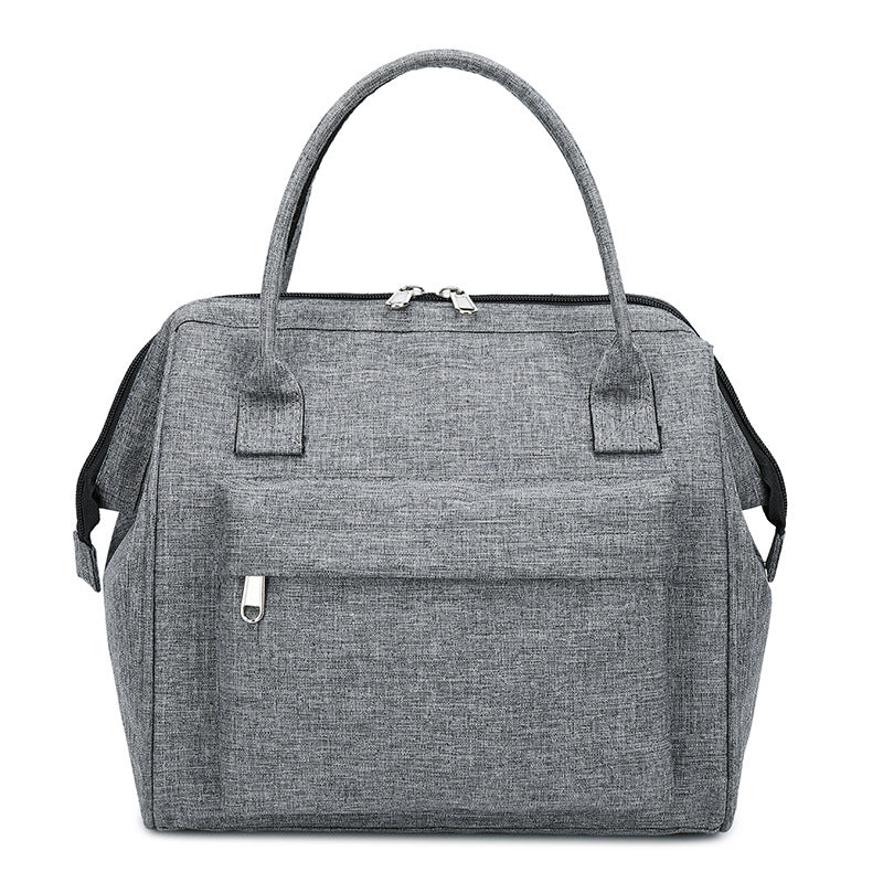 Sac à lunch Bento thermique Zipper Oxford Cloth Grande capacité