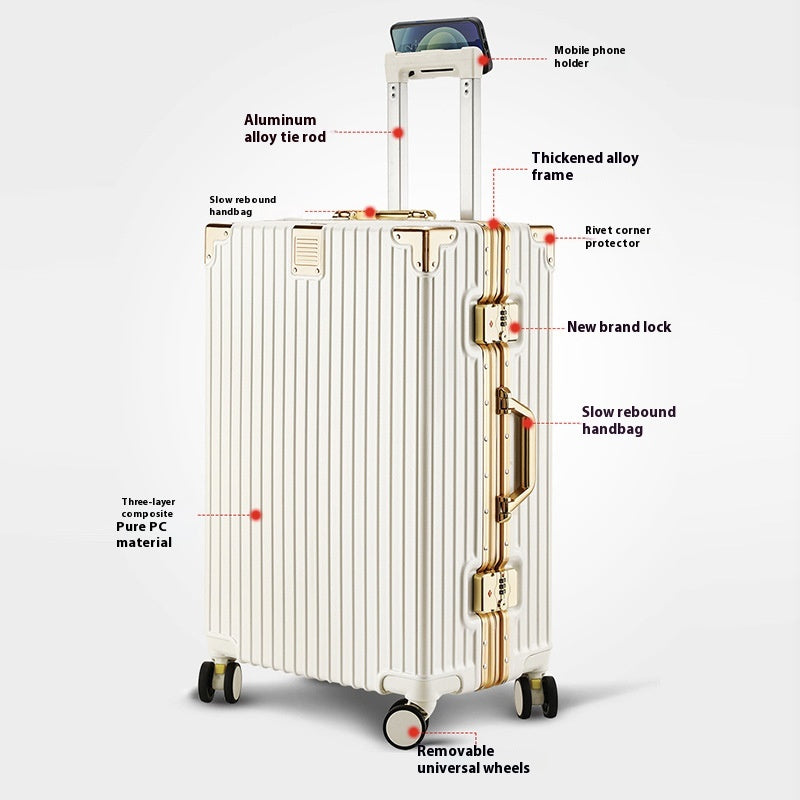 Valise Grande capacité en aluminium