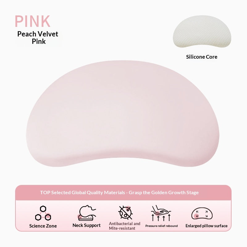 Oreiller en silicone lavable pour enfants
