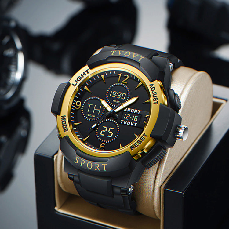Montre électronique multifonctionnelle étanche de mode homme
