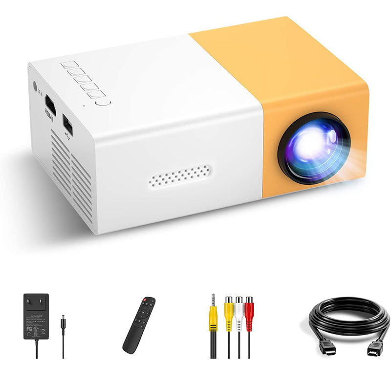 Projecteur mini-portable usine de projection Yg300 Petite Machine Jaune HD Accueil Recommander Pr