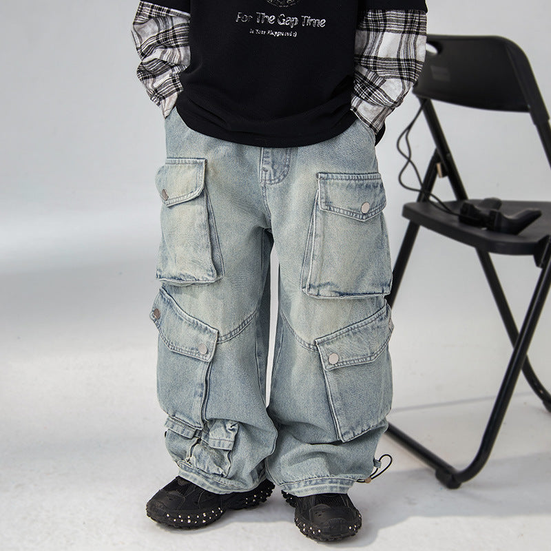 Pantalons de loisirs d'automne pour garçons de printemps et d'automne