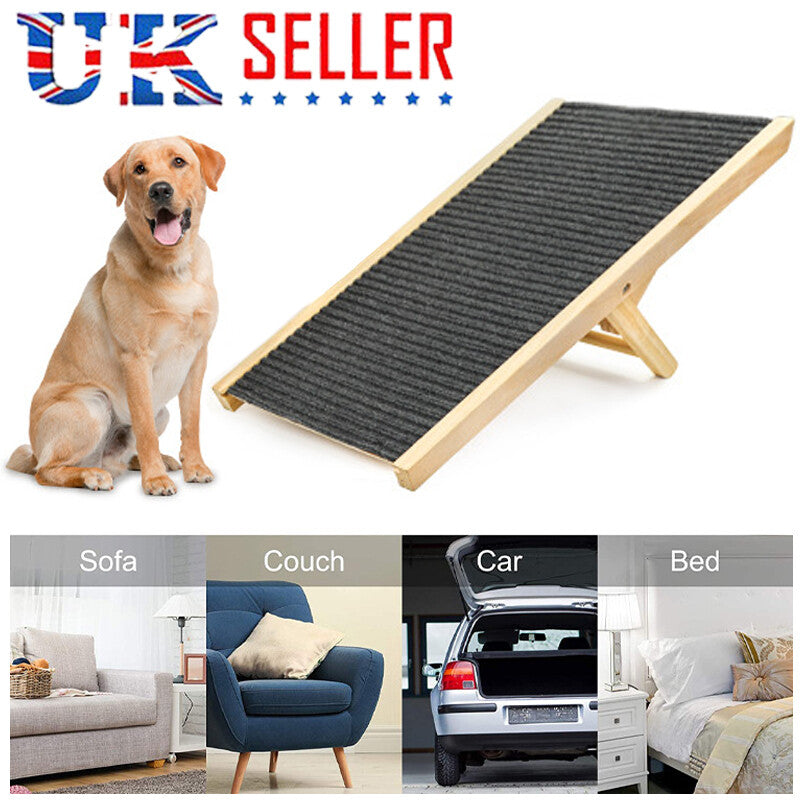 Échelle de chien pliable antidérapante pour animaux de compagnie Hauteurs réglables Échelle pour canapé-lit