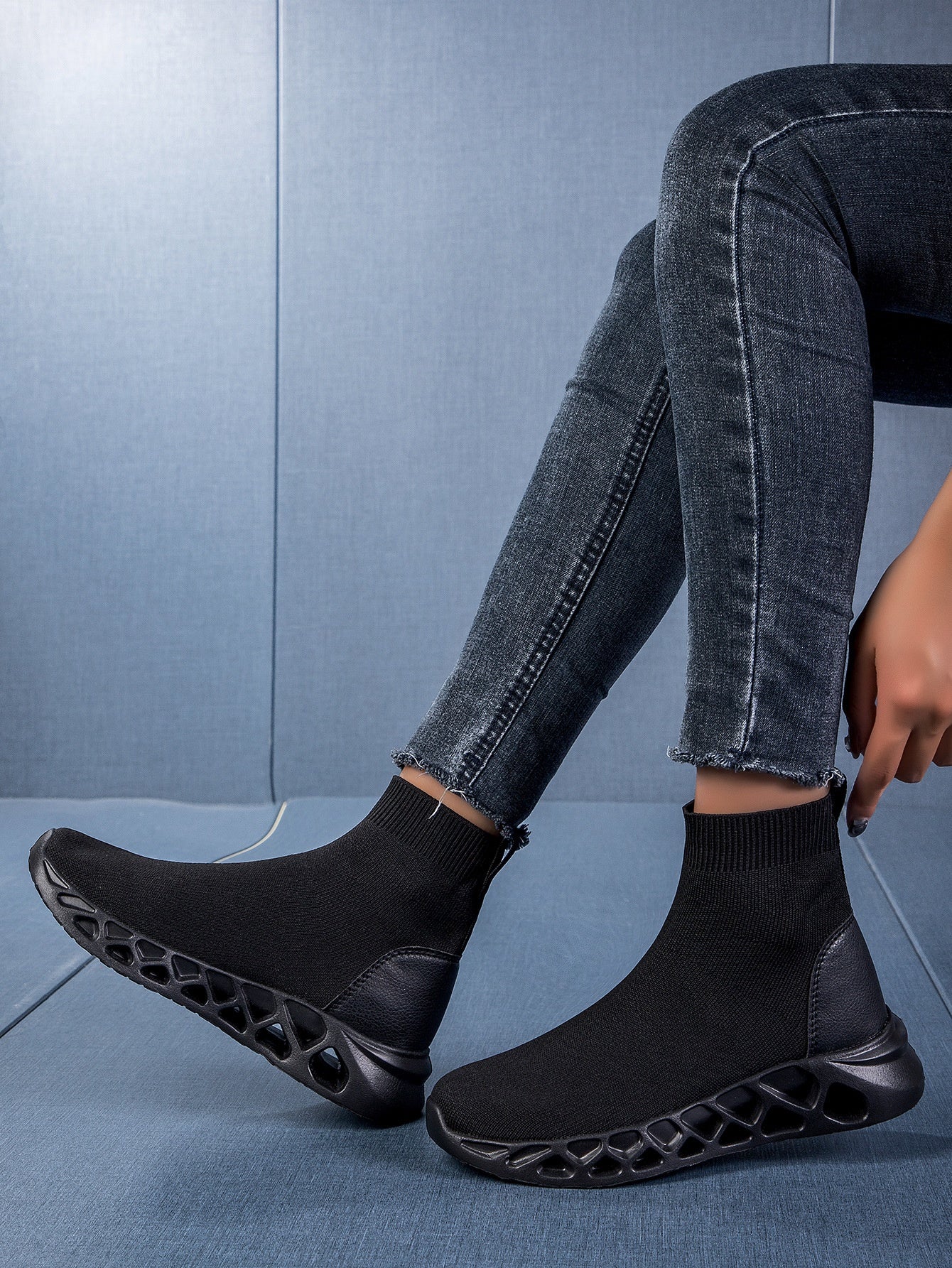 Chaussettes extensibles haut de gamme Chaussettes en cheville Chaussures respirantes