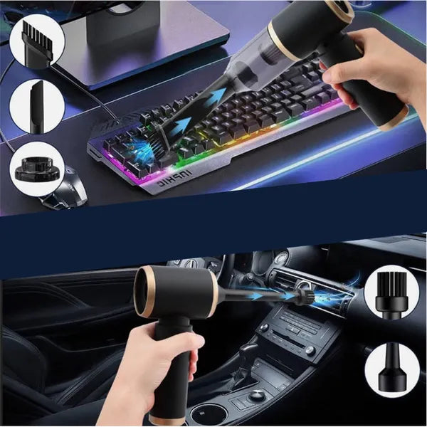 4en1 13000Pa Mini sans fil Aspirateur portatif Nettoyeur de batterie humide et sèche Bureau de voiture Accueil DE