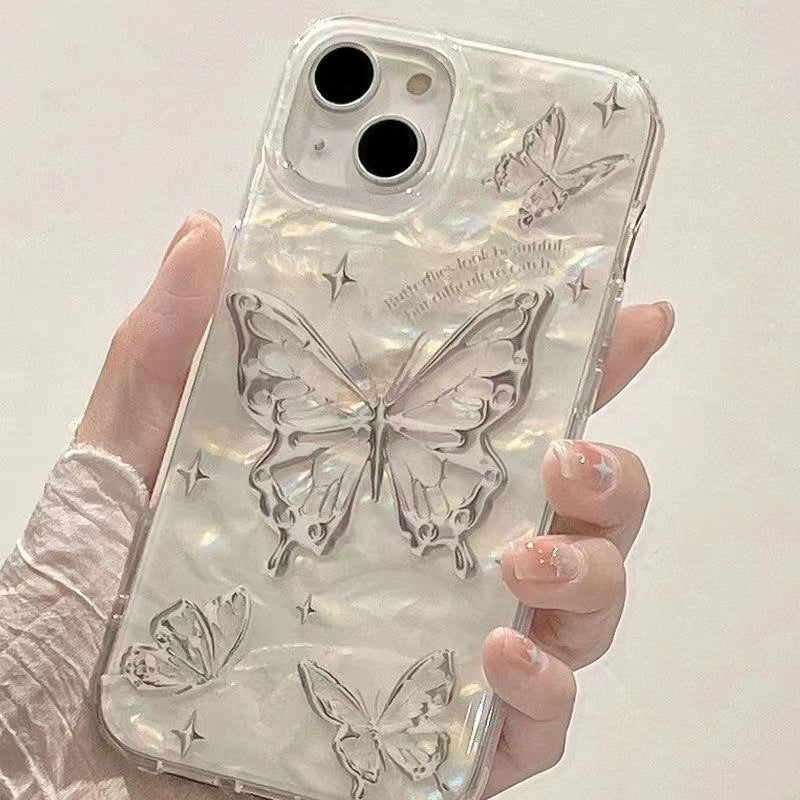 Fashion Personality Butterfly Affaire de téléphone anglais