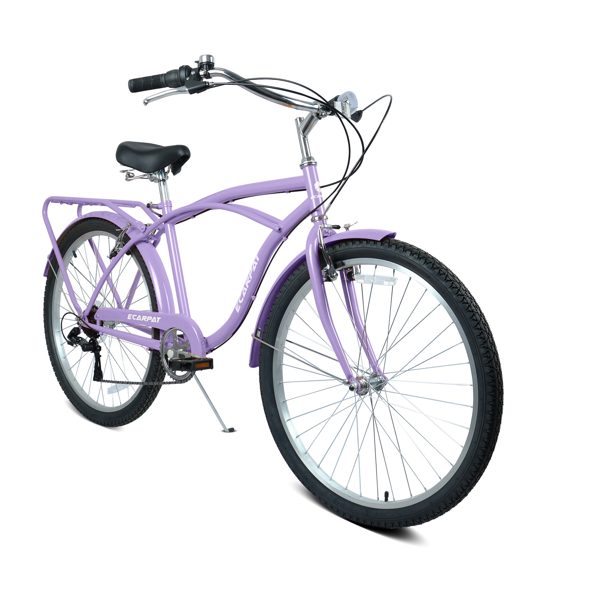 A26265B Vélo de croisière de plage de 26 pouces à 7 vitesses pour hommes et femmes