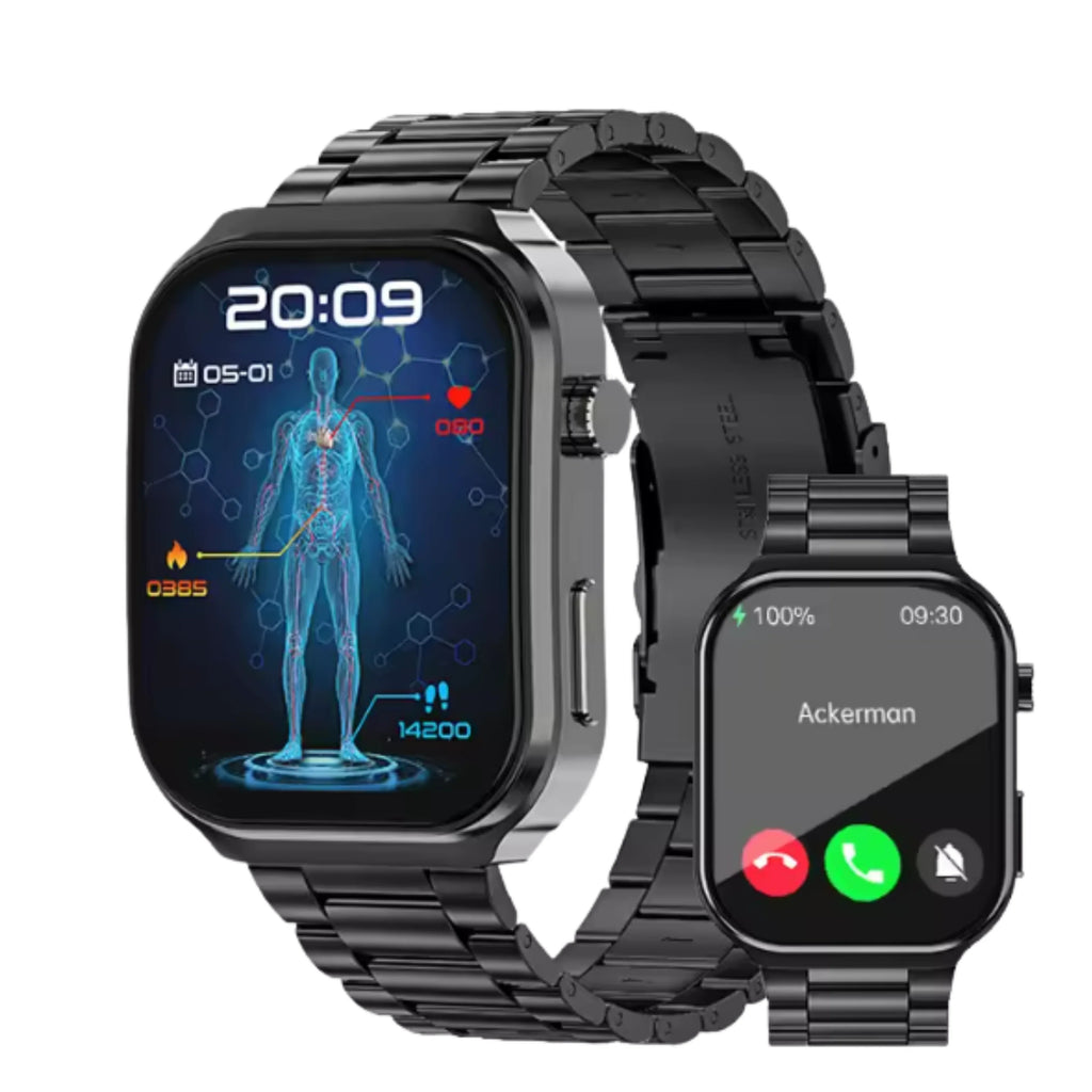 Smart Watch Bluetooth Calling Heart Rate Voice Assistant Étape de compte Sports Watch