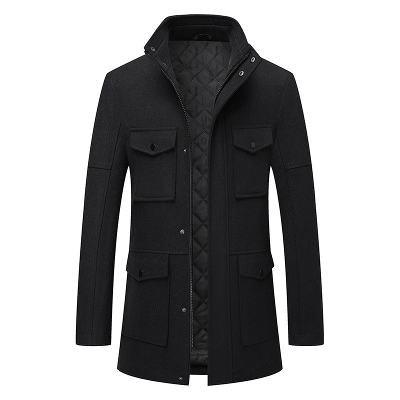 Manteau de laine pour hommes