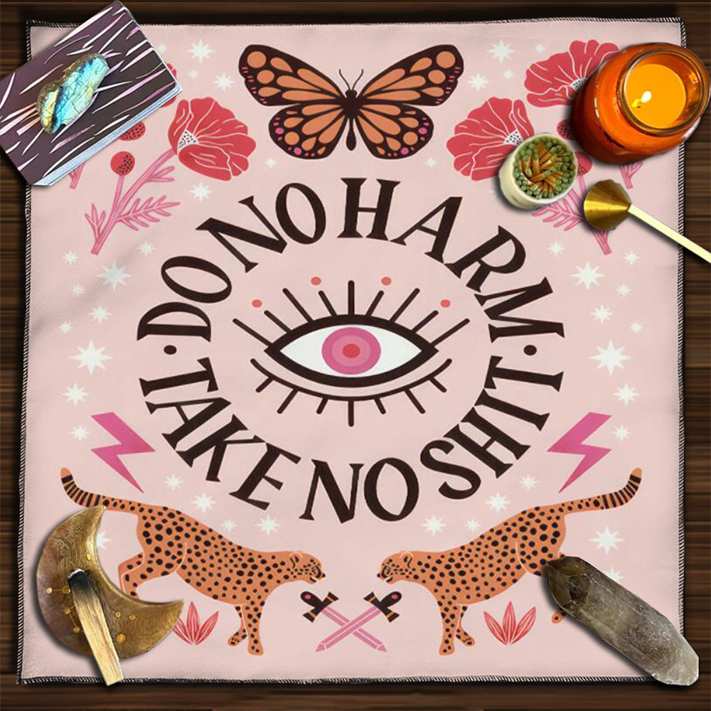 Fleurs papillon arbre de vie Velours nappe