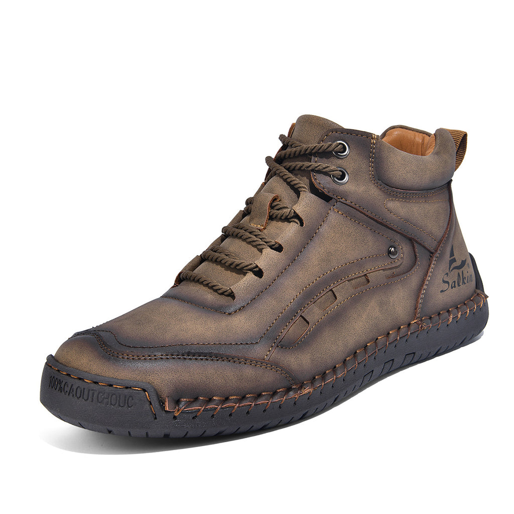 Chaussures décontractées pour hommes cousues à la main