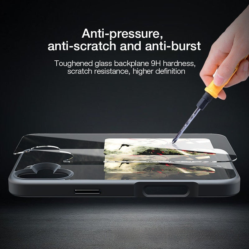 Bricolage écran quatre couleurs Ai E-ink NFC Projection écran téléphone boîtier verre
