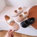 Printemps Automne Filles Chaussures en cuir Soft Sole Slip-On Ballet Flats Mode Princess Loafers