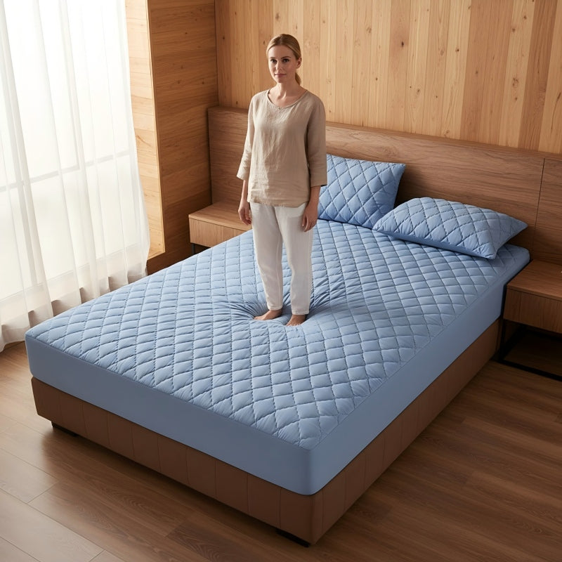 1PC Couette feuille ajustée Protecteur de matelas de poche souple respirant feuille pour litière