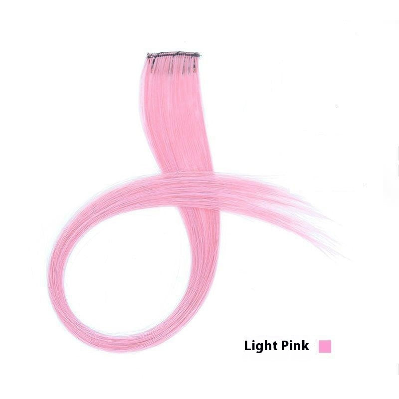 Couleur cheveux suspension oreille perruque teinte ensemble cheveux extension couleurs bandes