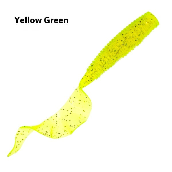 Soft Needle Rolling Tail Cultre Topmouth Weever Luminous Bionic Fake Bait