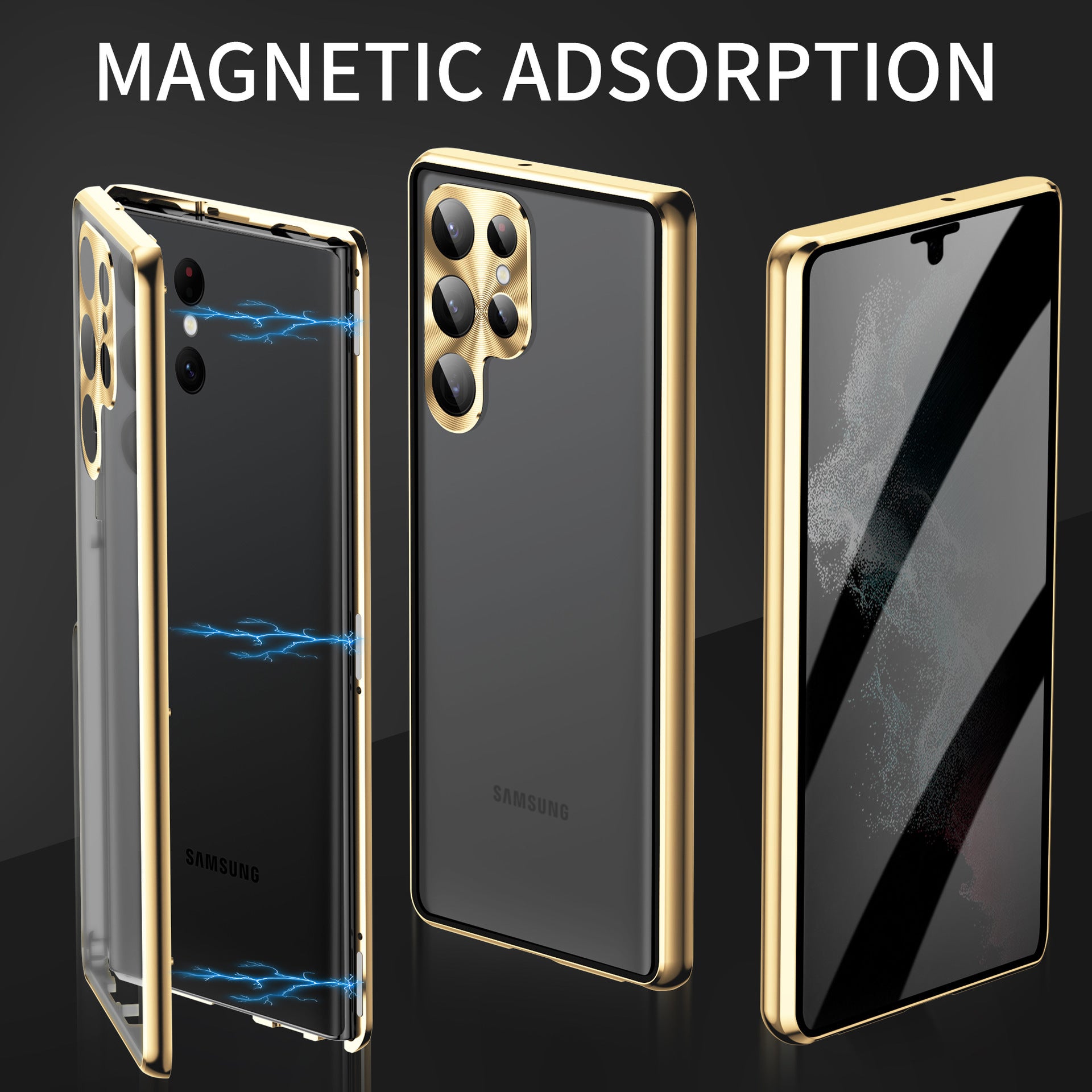 Applicable au boîtier de téléphone S23Ultra Peep-proof S23Plus Metal S22