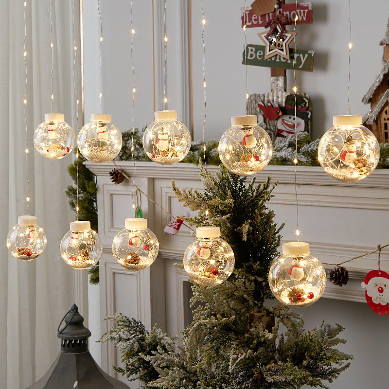 Décoration créative LED de Noël Wish Orbs Rideau de lumière