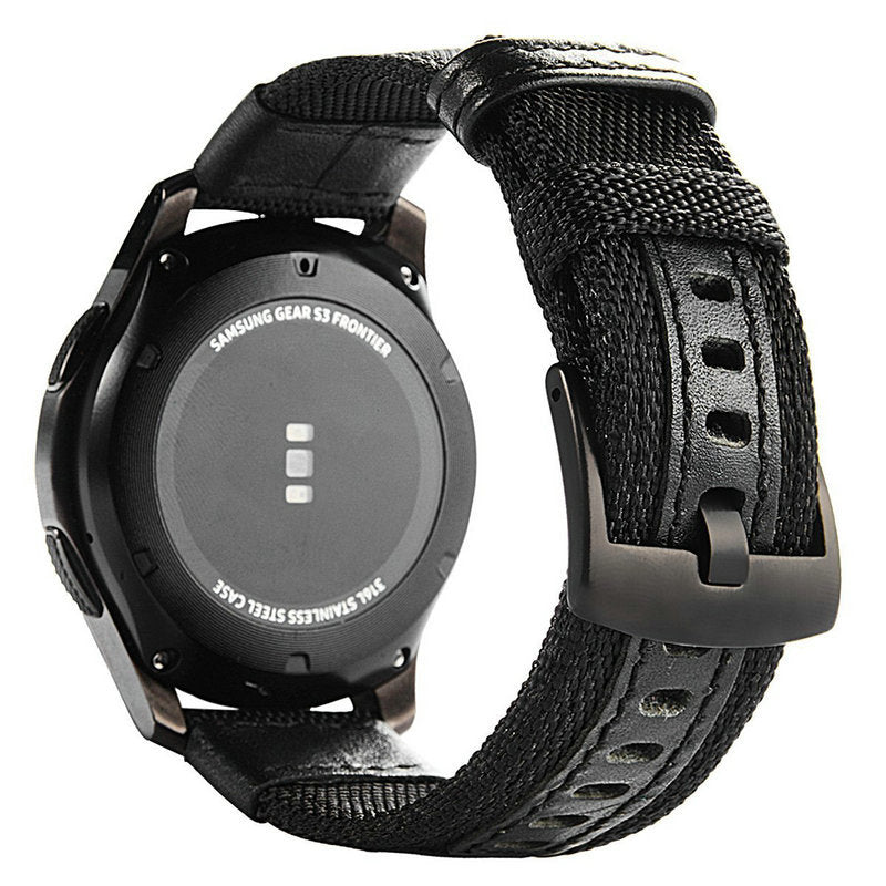 Bracelet de montre réglable en nylon tissé