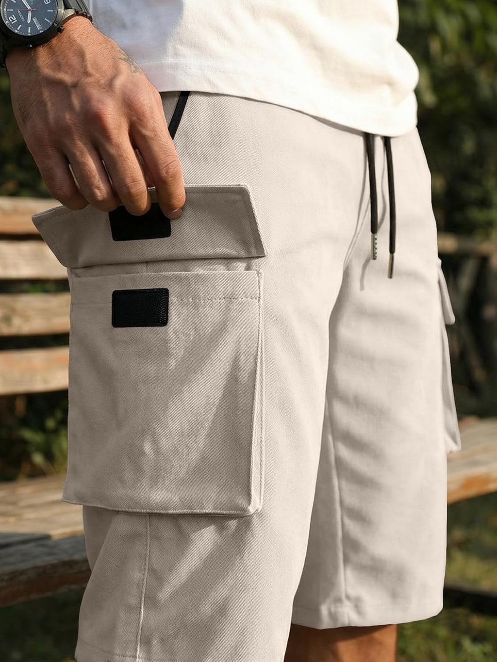 Short d'utilité élégant et polyvalent pour hommes