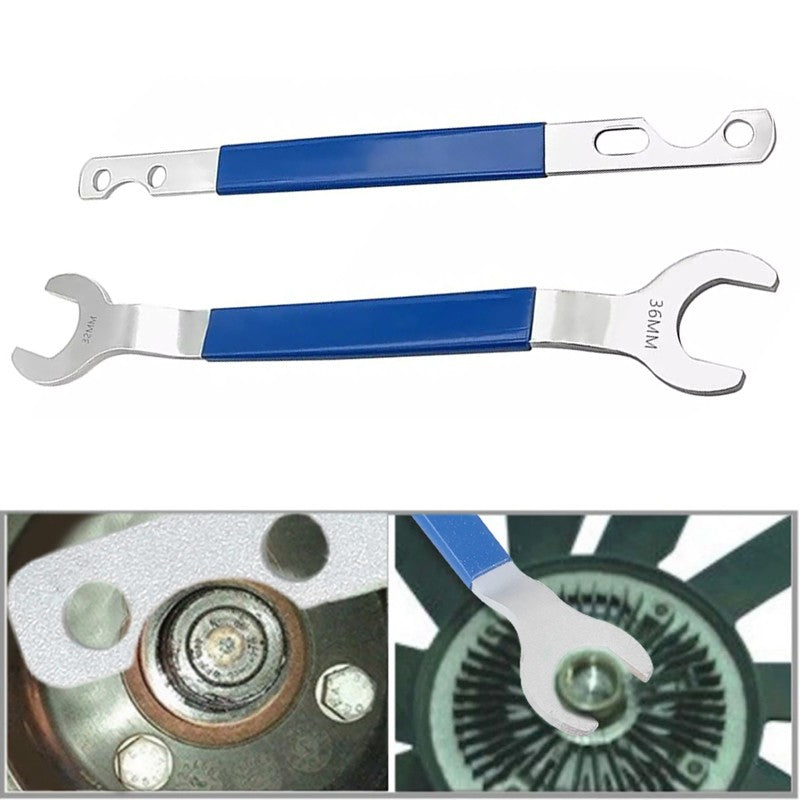 32mm & 36mm Eventail Clutch Clé d'écrou Outil de suppression de support d'embrayage pour BMW Ford GM