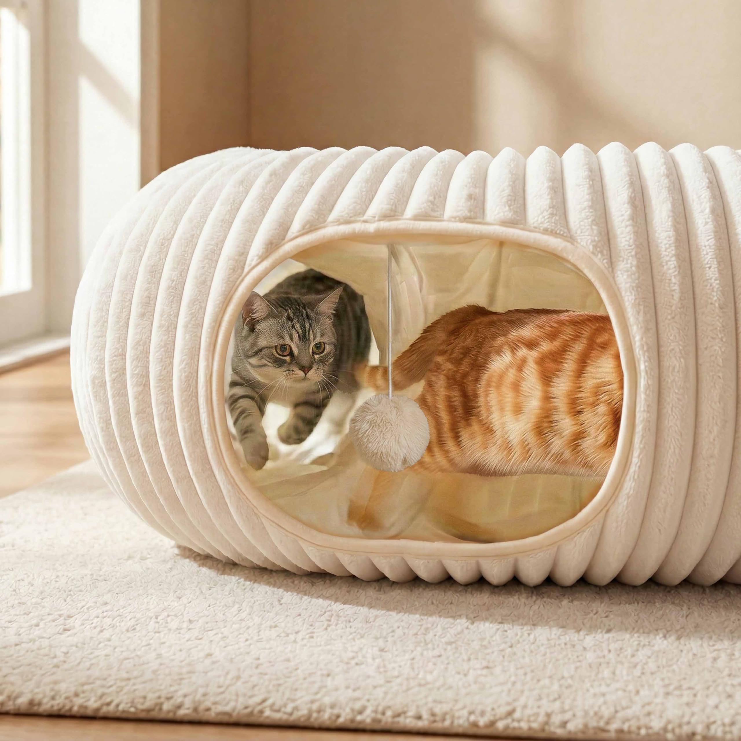 Lit Tunnel Cat avec Jouets interactifs Cat